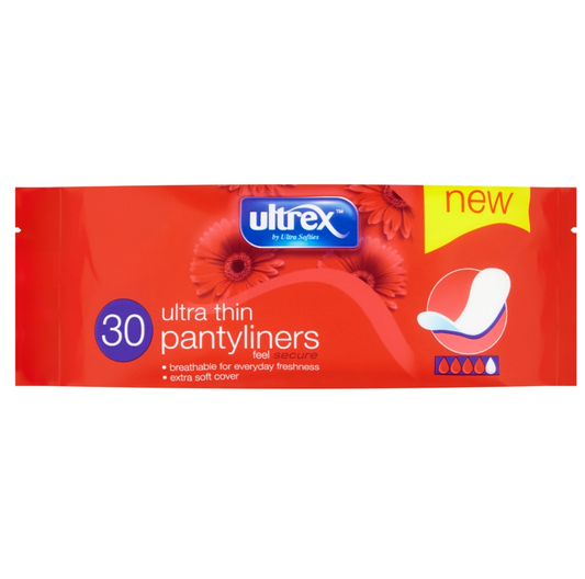 ULTREX ULTRA THIN PANTYLINER  30's