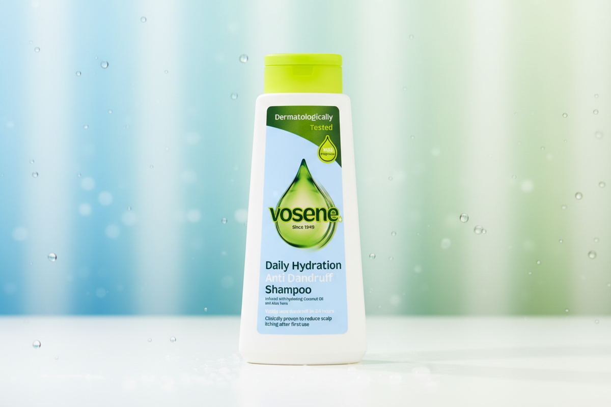 Vosene Anti-Dandruff Shampoo 500ml | 100% Original, Imported from UK 🇬🇧