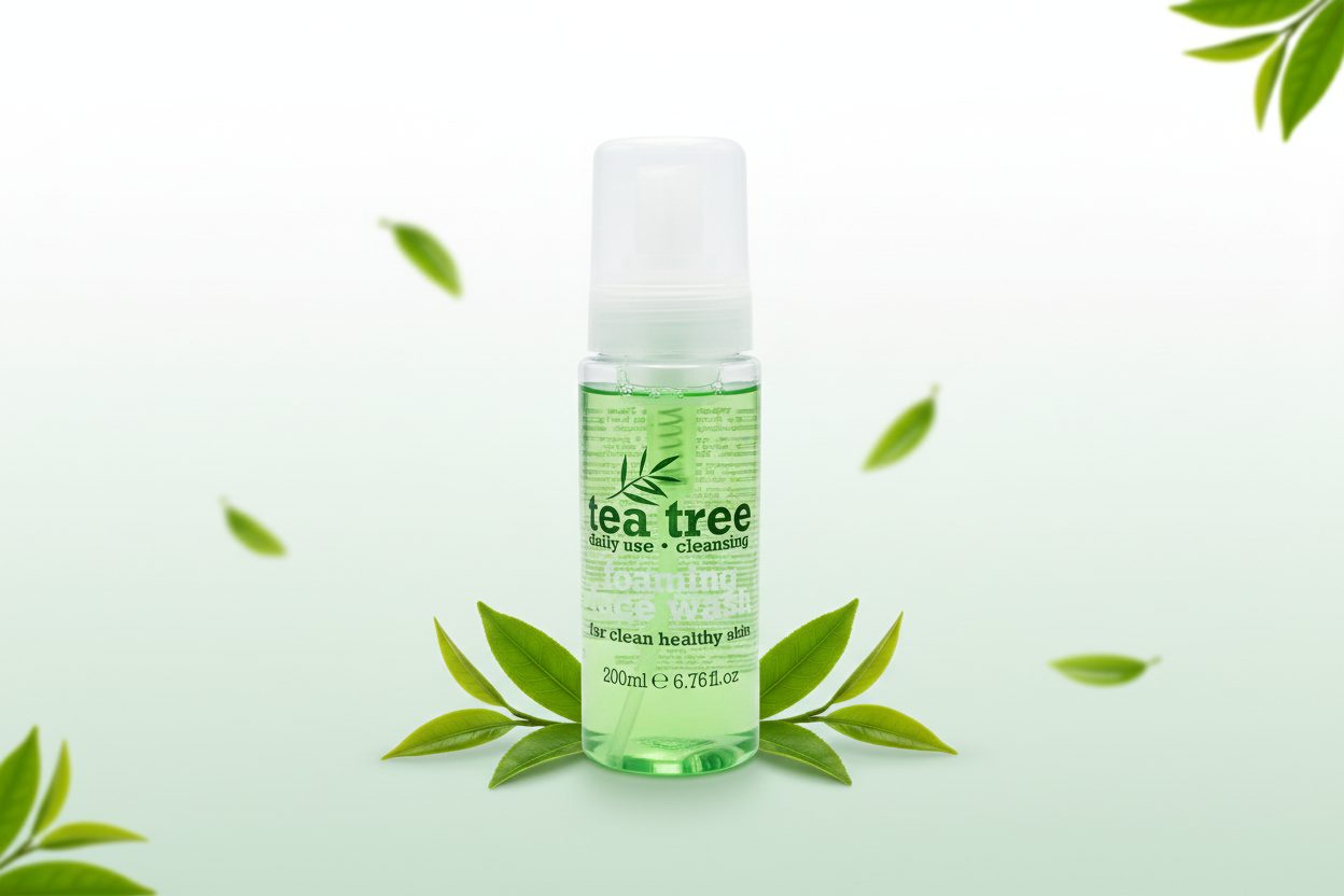 XBC TEA TREE FOAMING FACE WASH  28/3/27 200ML