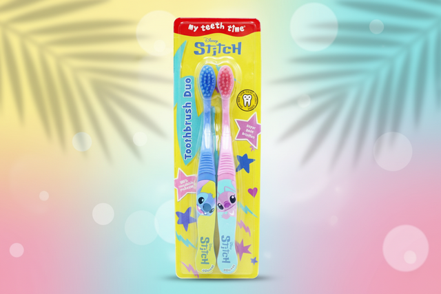 Disney Stitch Toothbrush Duo