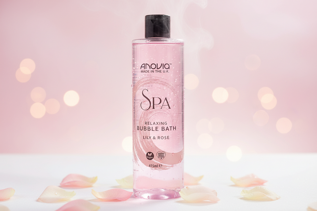 Anovia Bubble Bath Spa Lily & Rose 415ml
