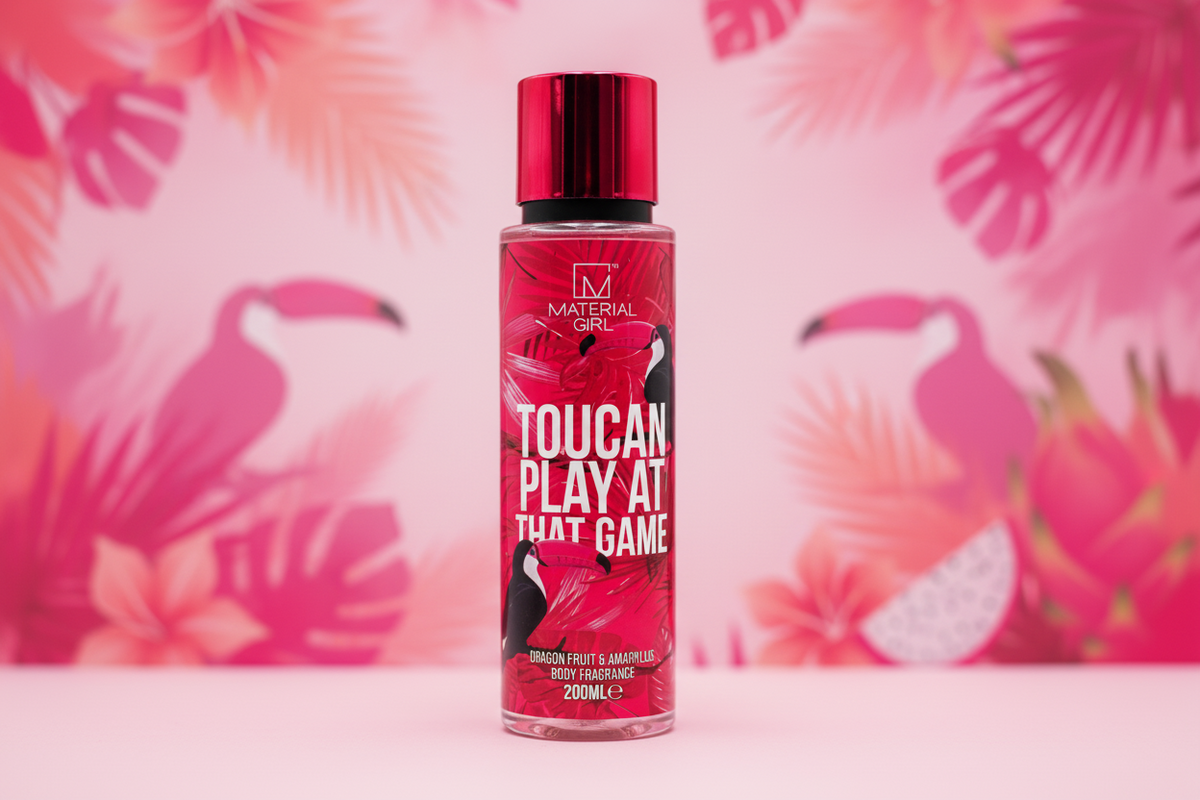 MATERIAL GIRL BODY MIST TOUCAN PLAY AT THAT GAME  200ML