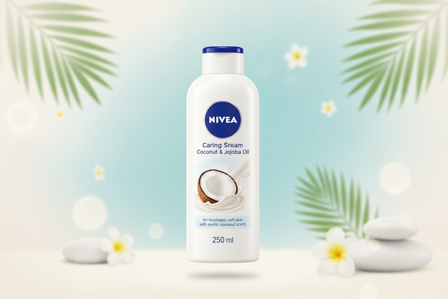 NIVEA SHOWER CREAM COCONUT & JOJOBA OIL 250ML
