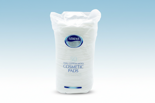 Athena Cotton Oval Cosmetic Pads 50'S