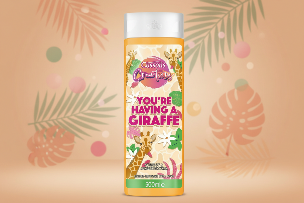 Cussons Creations Antibacterial Bath Giraffe 500ml | Imported from UK 🇬🇧