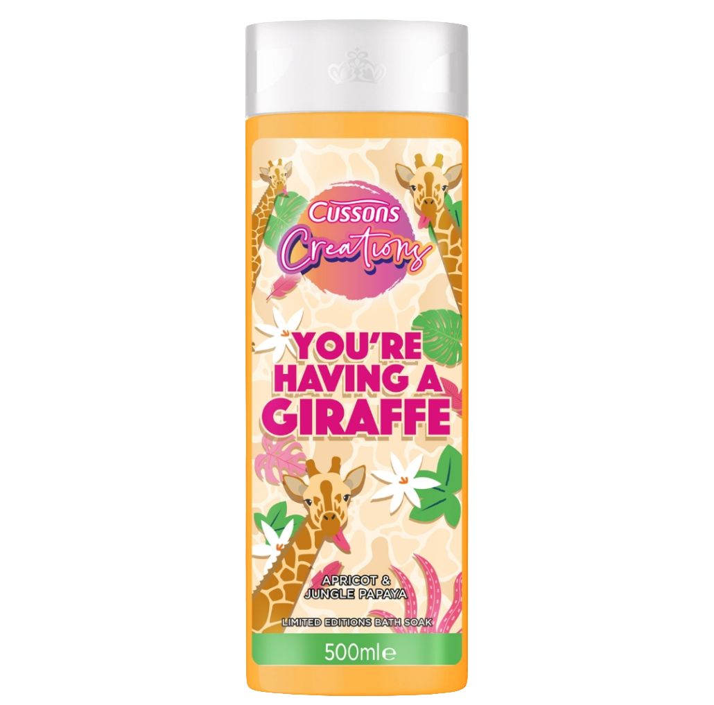 CUSSONS CREATIONS BATH  ANTIBAC GIRAFFE   500ML