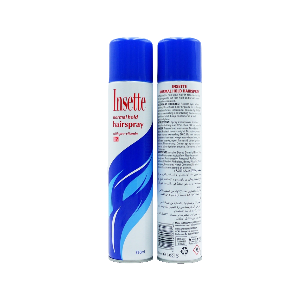 INSETTE HAIRSPRAY NORMAL HOLD 17/7/26 350ML