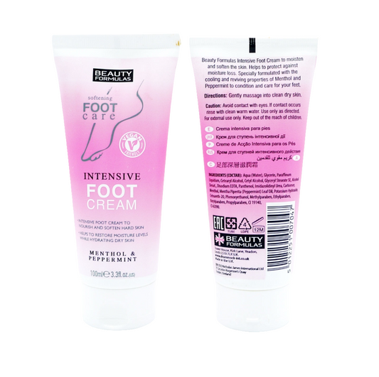 BEAUTY FORMULAS FOOT CREAM INTENSIVE  100ML