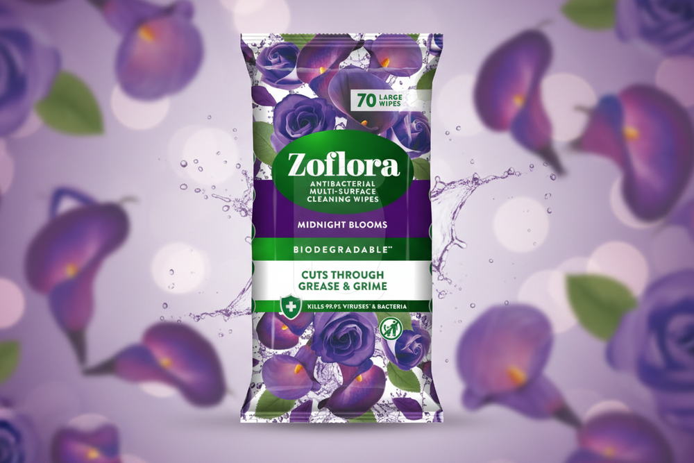 Zoflora Wipes Midnight Bloom 70's