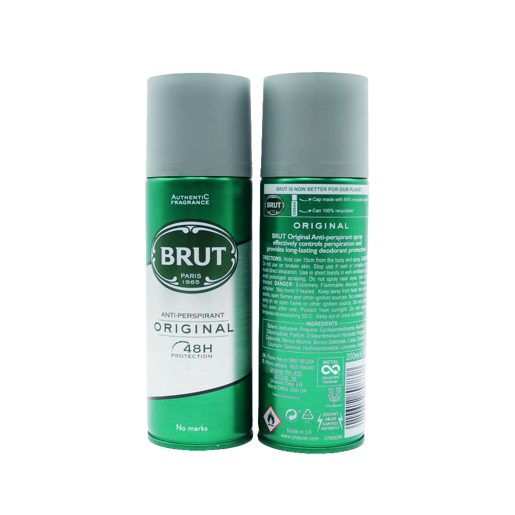 BRUT ANTI-PERSPIRANT ORIGINAL 200ML.