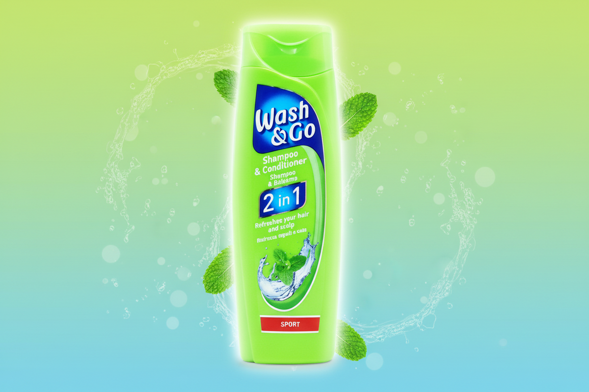WASH & GO SHAMPOO 2IN1 SPORT 200ML