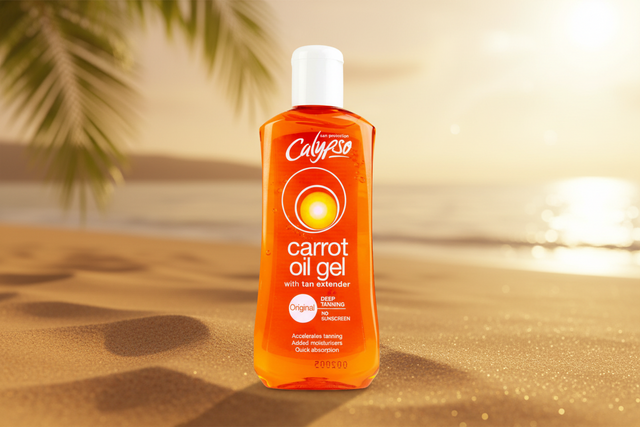 Calypso Carrot Oil Tan Extending Gel 200ML.