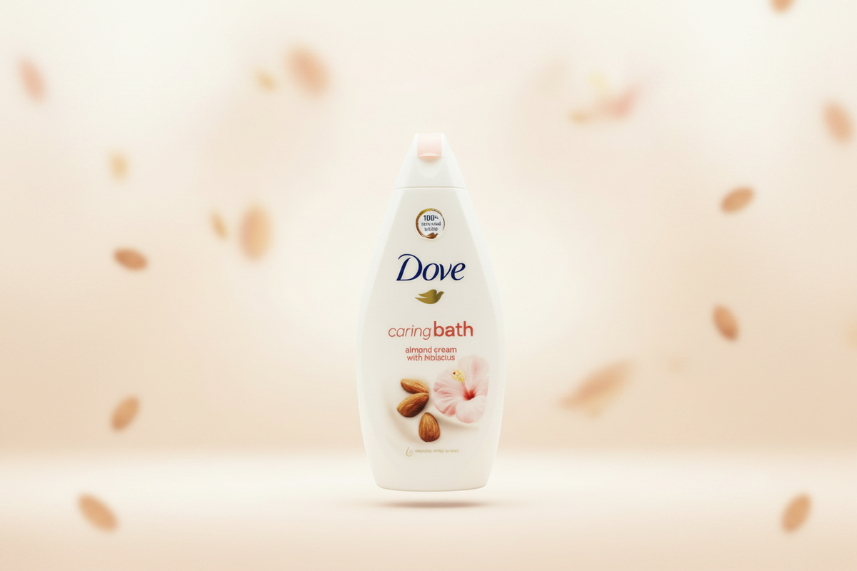 Dove Bath Cream Almond & Hibiscus 500ml
