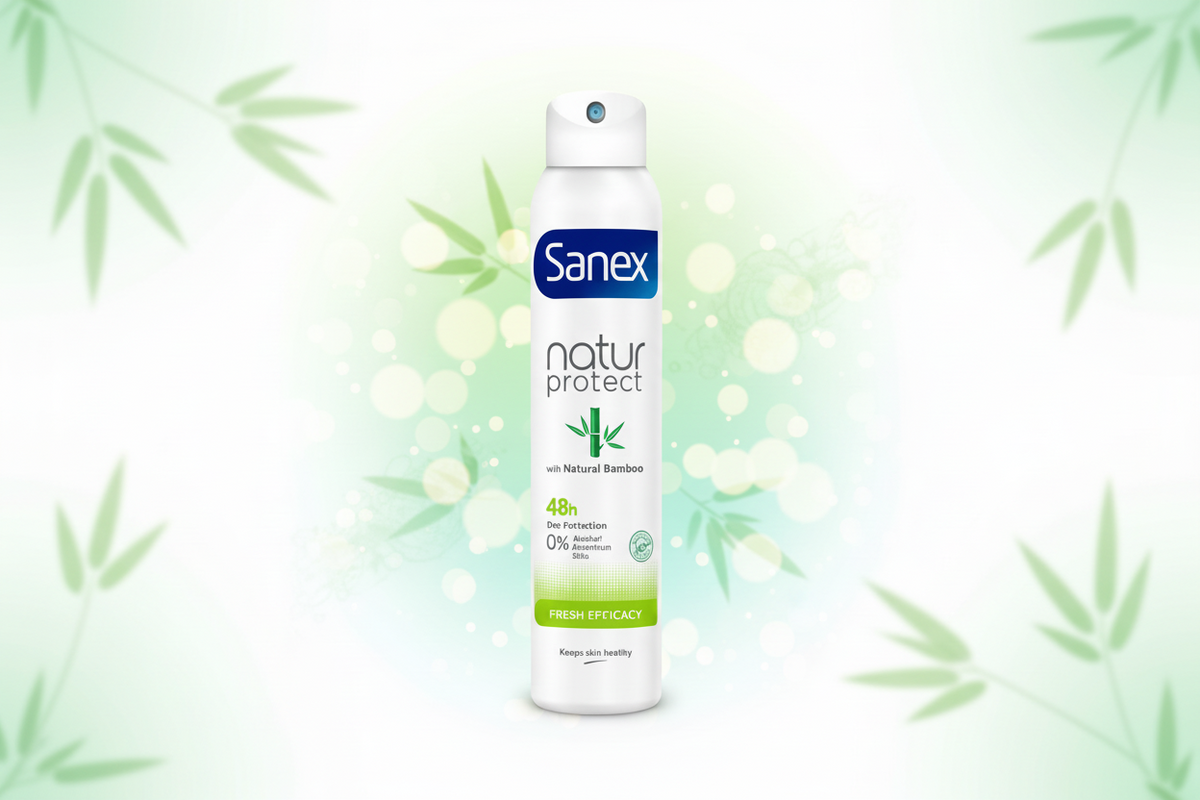 SANEX DEODORANT BAMBOO PROTECT INVISIBLE FRESH 200ML