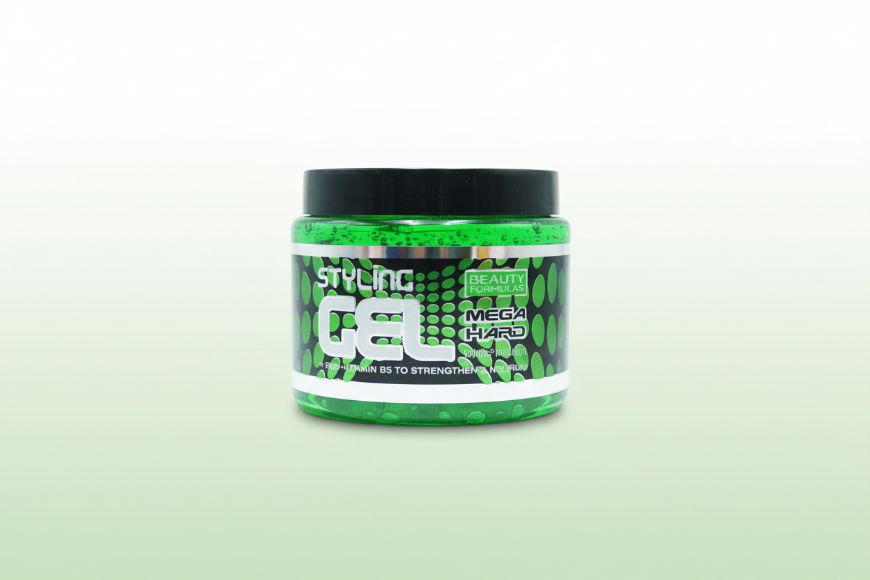 BEAUTY FORMULAS STYLING GEL MEGA HARD 500ml.