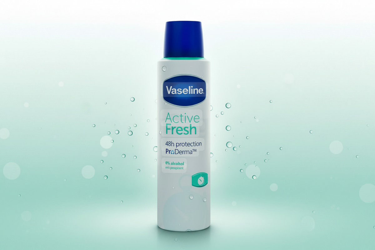 VASELINE APA WOMAN ACTIVE FRESH 250ML