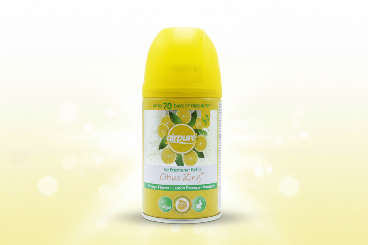 AIRPURE AIR FRESH AUTO REFILL CITRUS  250ML