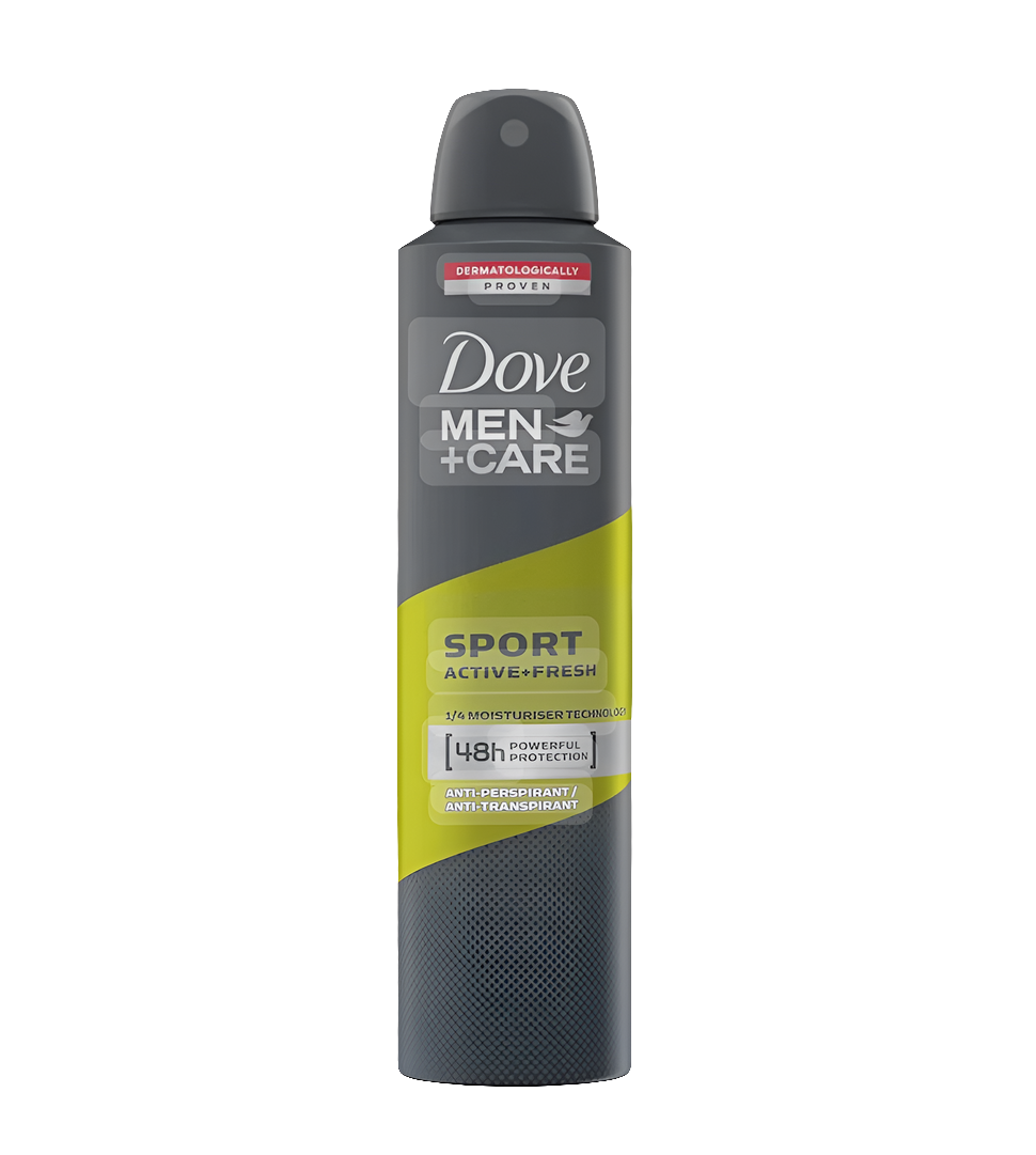 DOVE ANTI PERSPIRANT MEN+ CARE SPORT ACTIVE+FRESH 250ML