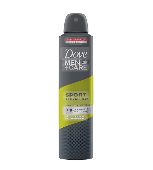 DOVE ANTI PERSPIRANT MEN+ CARE SPORT ACTIVE+FRESH 250ML