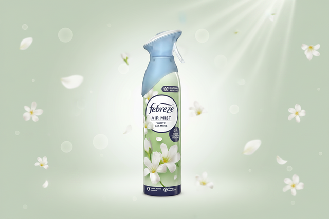 Febreze Air Mist White  Jasmine 185ML.