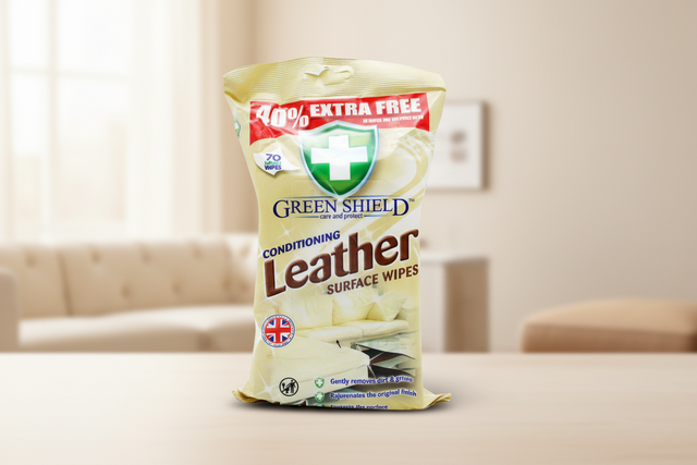 Greenshield Leather Conditioning Wipes 70 Pack