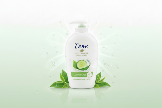 DOVE HANDWASH REFRESHING CARE CUCUMBER 250ML.