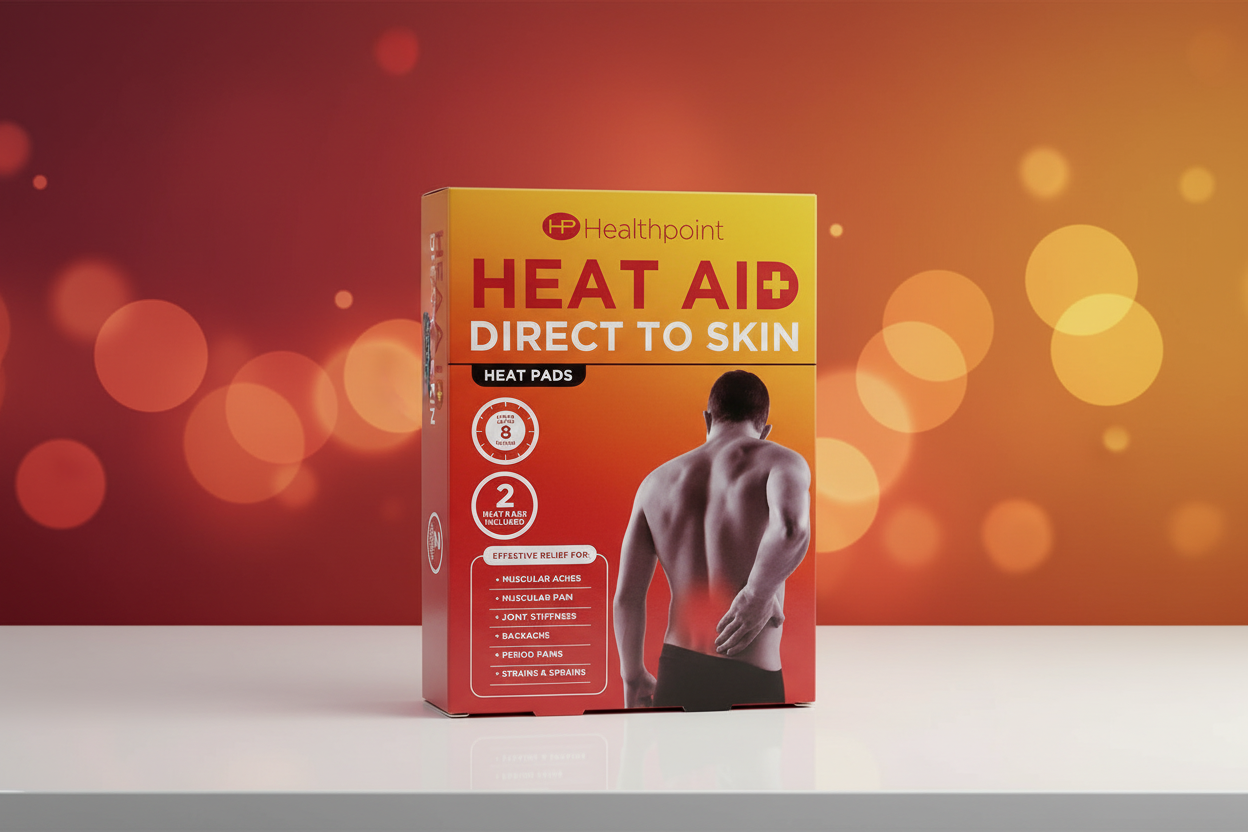 HEAT AID HEAT PATCH DIRECT TO SKIN 2PK