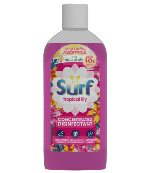 SURF DISINFECTANT TROPICAL LILY 240ML