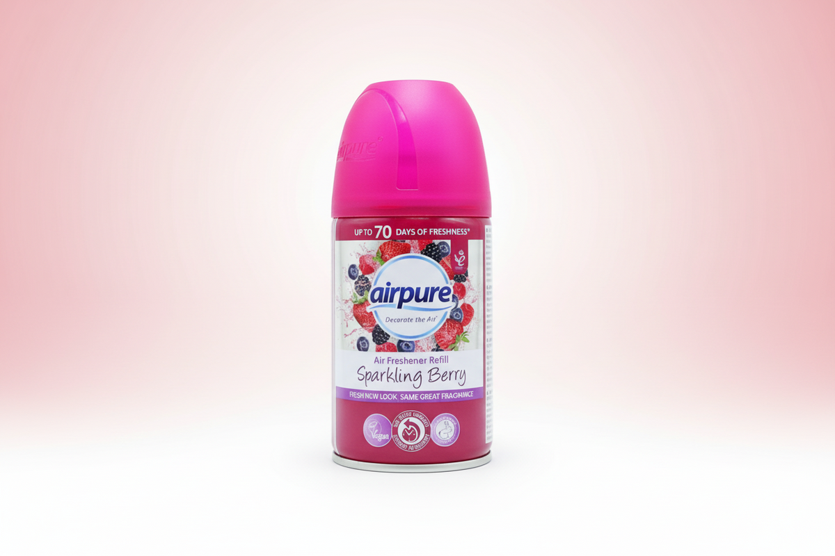 AIRPURE AIR FRESH AUTO REFILL BERRY.   250ML