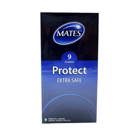 MATES CONDOMS PROTECT EXTRA SAFE(C) 07/26   9's