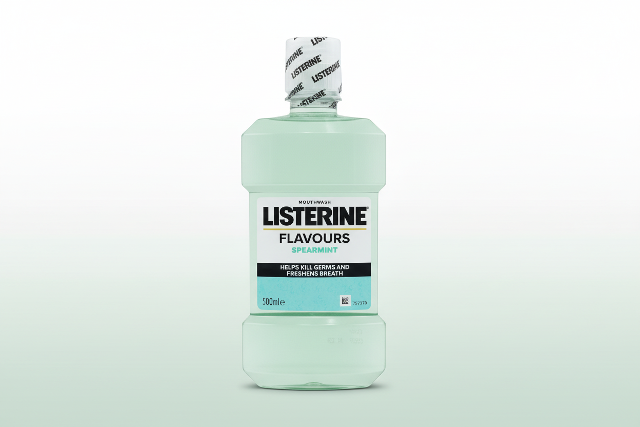 LISTERINE MOUTHWASH FLAVOURS SPEARMINT 500ML