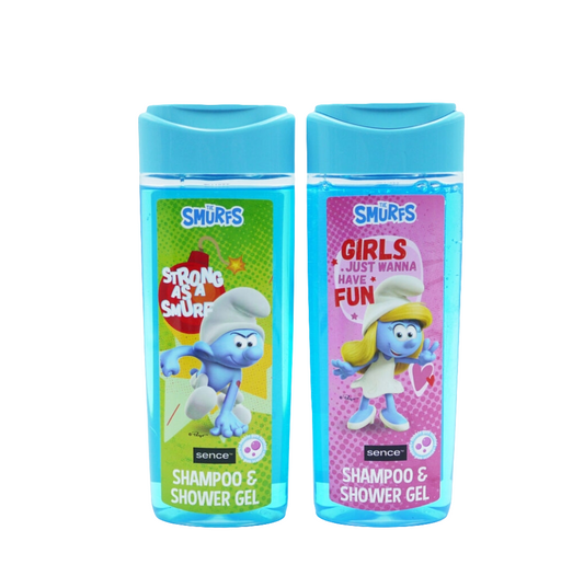 SMURFS SHAMPOO & SHOWER GEL 2 ASSORTED 210ML