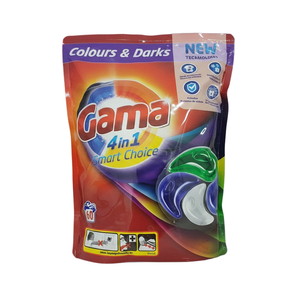 Gama Laundry Pods 4-in-1 Colour 60 Washes