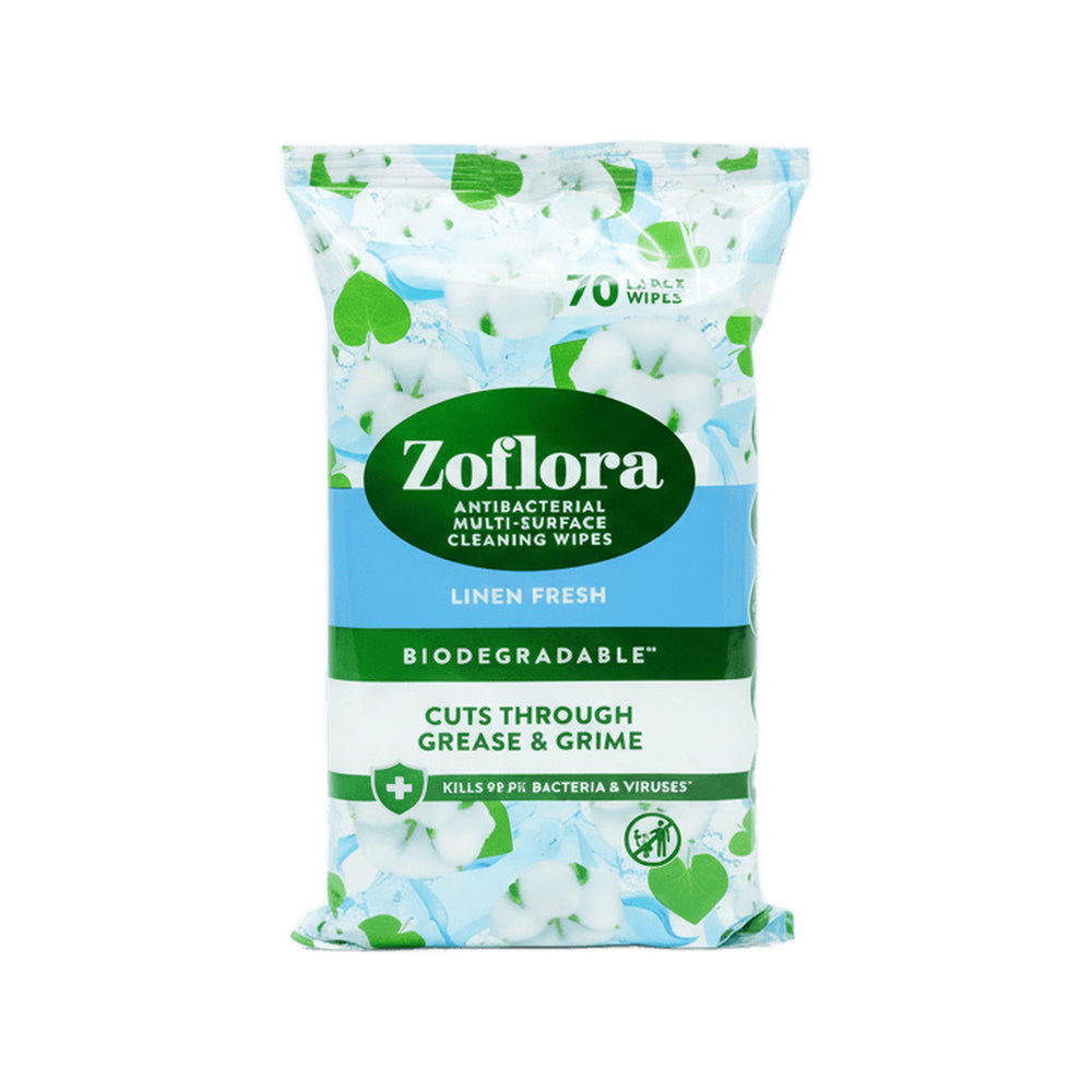Zoflora Wipes Linen Fresh 70 Pack