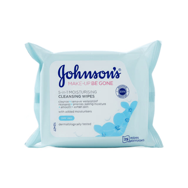 Johnson's Moisturising Make-Up Removing Wipes 25 Pcs
