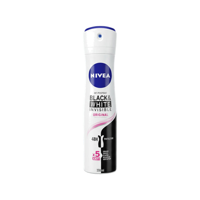 Nivea Antiperspirant Deodorant Invisible Black & White Women 150ml