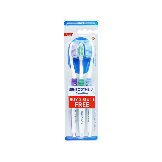 Sensodyne Toothbrush Sensitive Soft 3 Pack