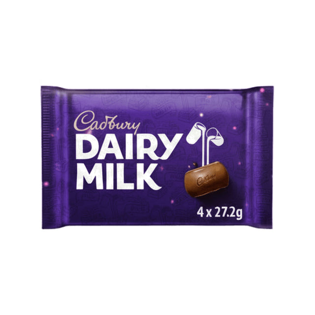 Cadbury Dairy Milk Chocolate — 4 Pack | 100% Original, Imported from UK 🇬🇧