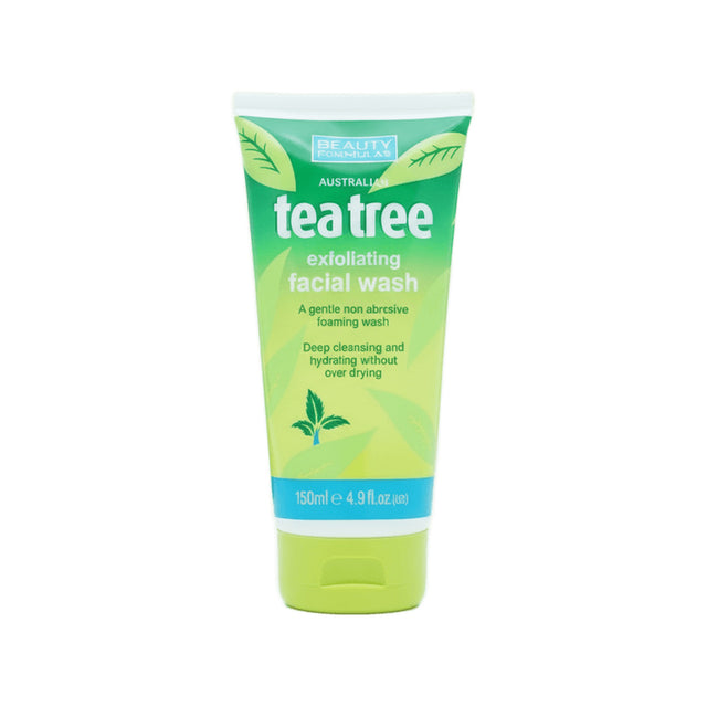 Beauty Formulas Tea Tree Exfoliating Face Wash 150ml