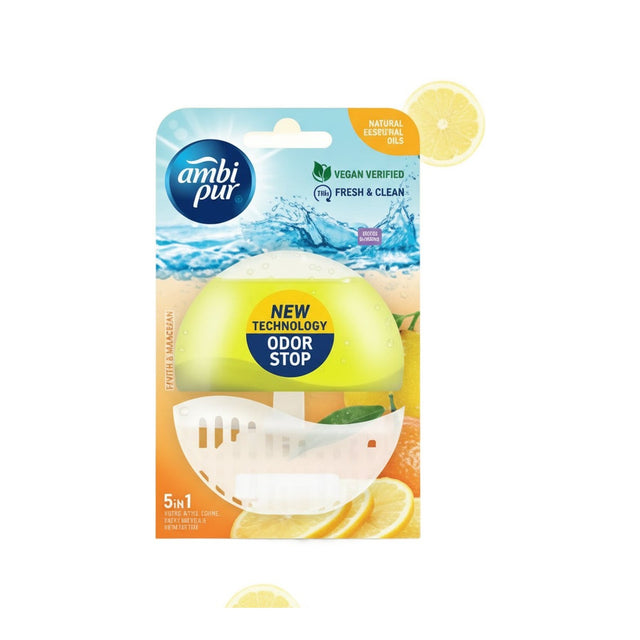 Ambi Pur Liquid Rim Lemon & Mandarin 55ml