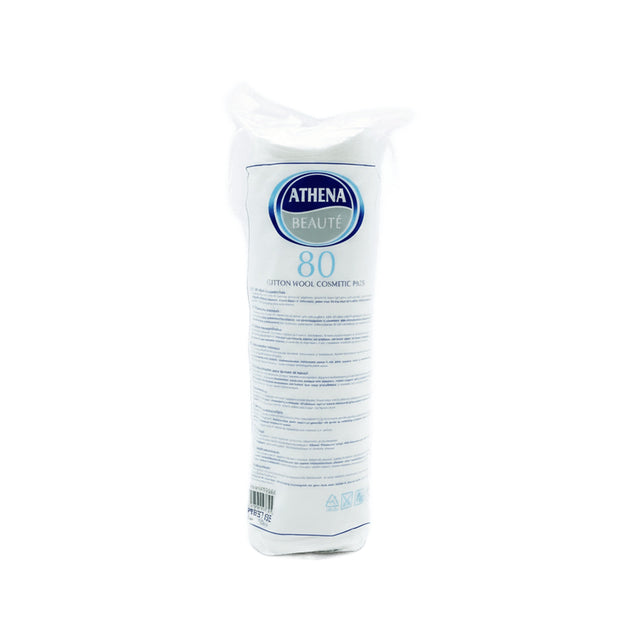 Athena Cotton Cosmetic Pads 80 Pack