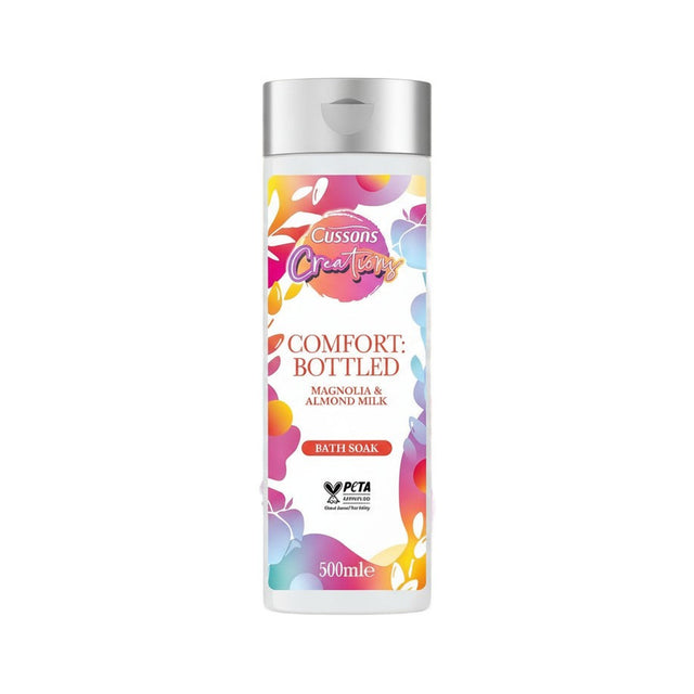 Cussons Creations Bath Soak Magnolia & Almond 500ml | Imported from UK 🇬🇧