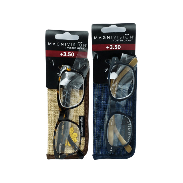 Foster Grant Reading Glasses +3.50 (Pack of 25)