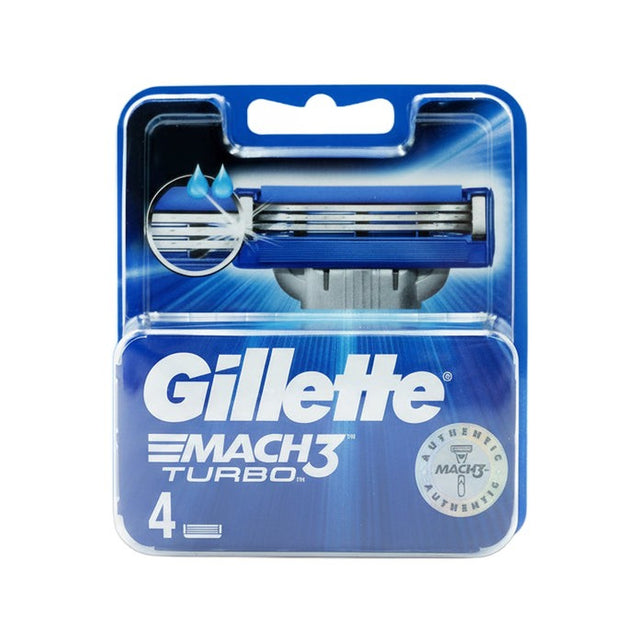 Gillette Mach 3 Turbo Blades 4 Pack