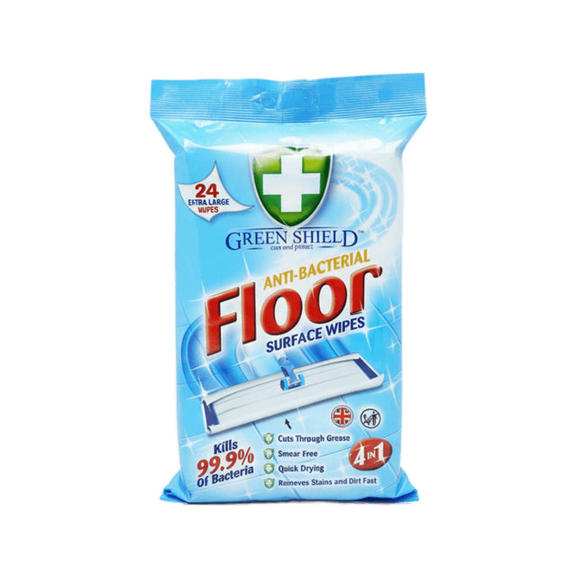 Greenshield Antibacterial Floor Wipes 24 Pack