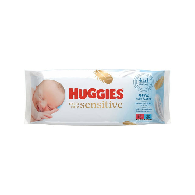 Huggies Baby Wipes Extra Care 56 Pack