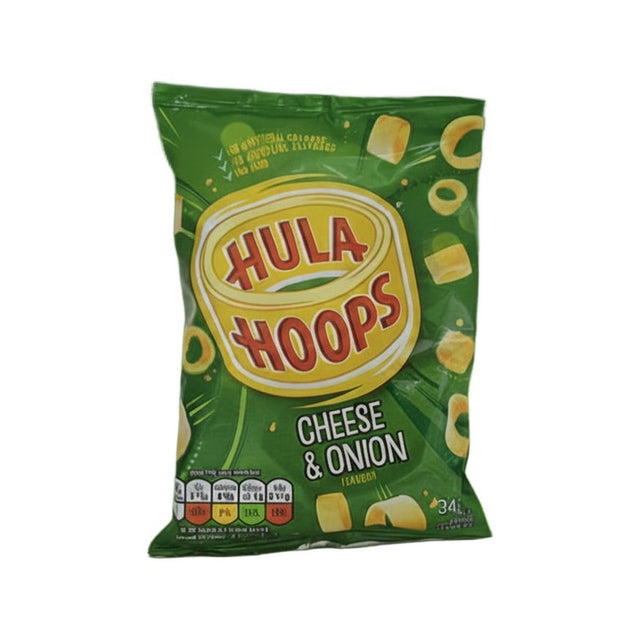 Hula Hoops Crisps Cheese & Onion 34g