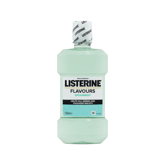 Listerine Mouthwash Flavours Spearmint 500ml