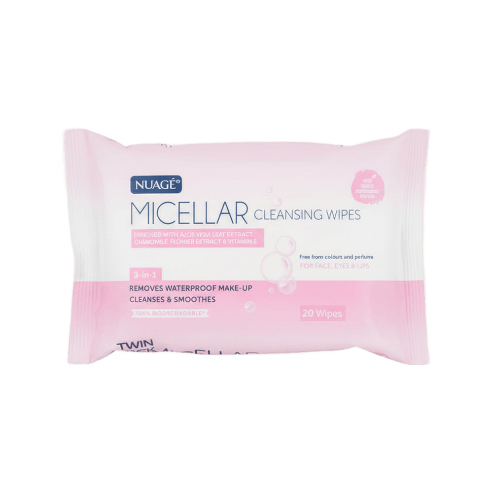 Nuage Cleansing Wipes 3-in-1 Micellar 20pcs