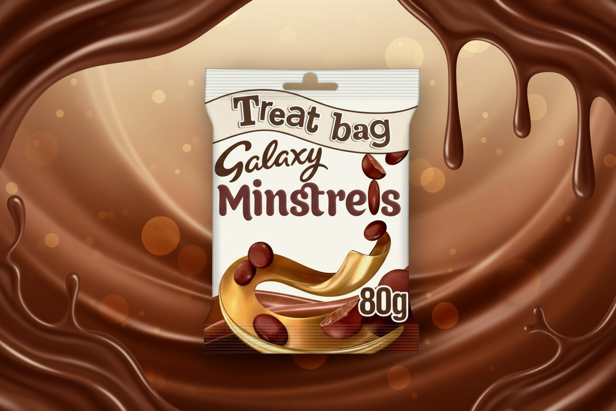 GALAXY MINISTREL TREAT BAG 80GM